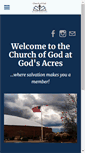 Mobile Screenshot of godsacres.org
